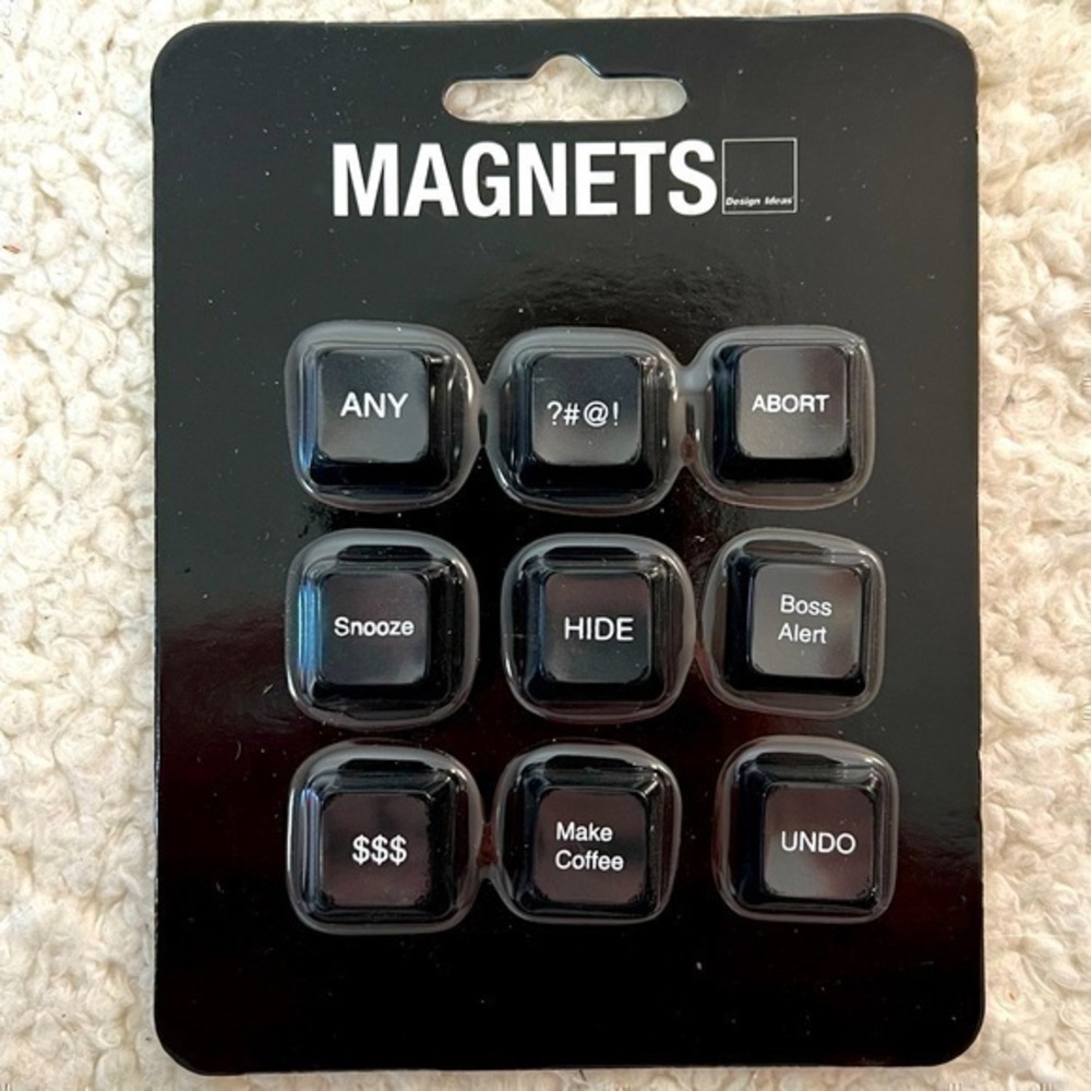 Design Ideas "Computer Key" Magnet Set of 9